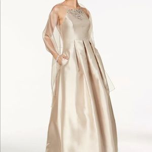 Vince Camuto Champagne long dress